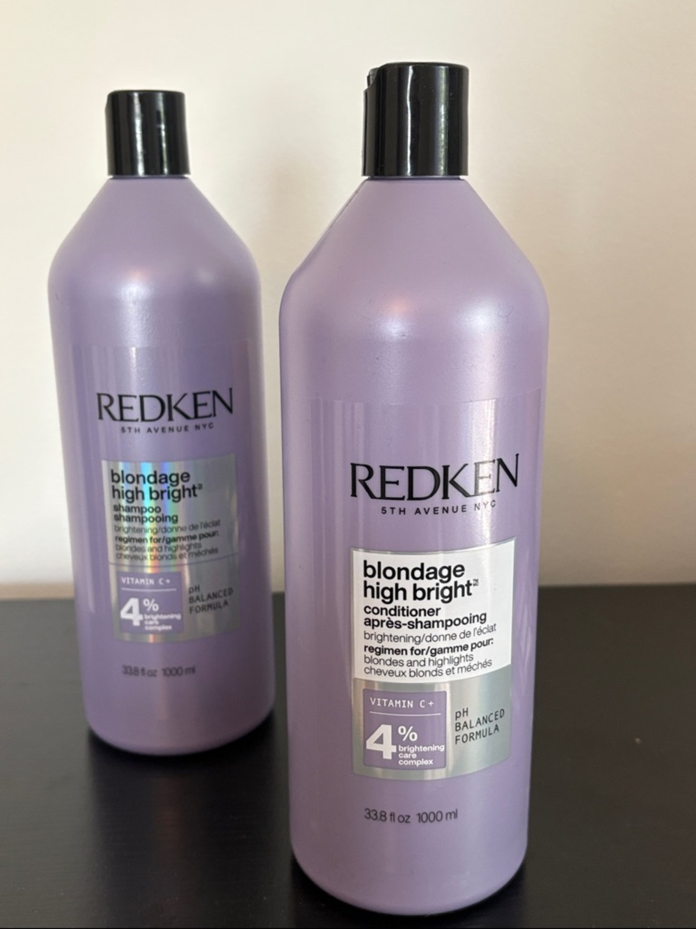 Redken Blondage High Bright Shampoo & Conditioner LITER - Discontinued - RARE - Picture 4 of 5